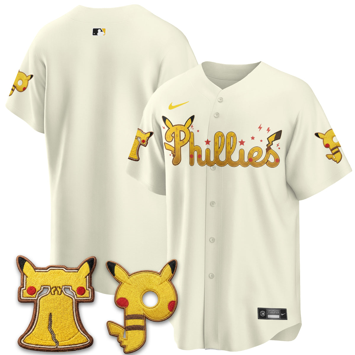 Philadelphia Phillies x PKM Edition Vapor Limited Jersey - Stitched