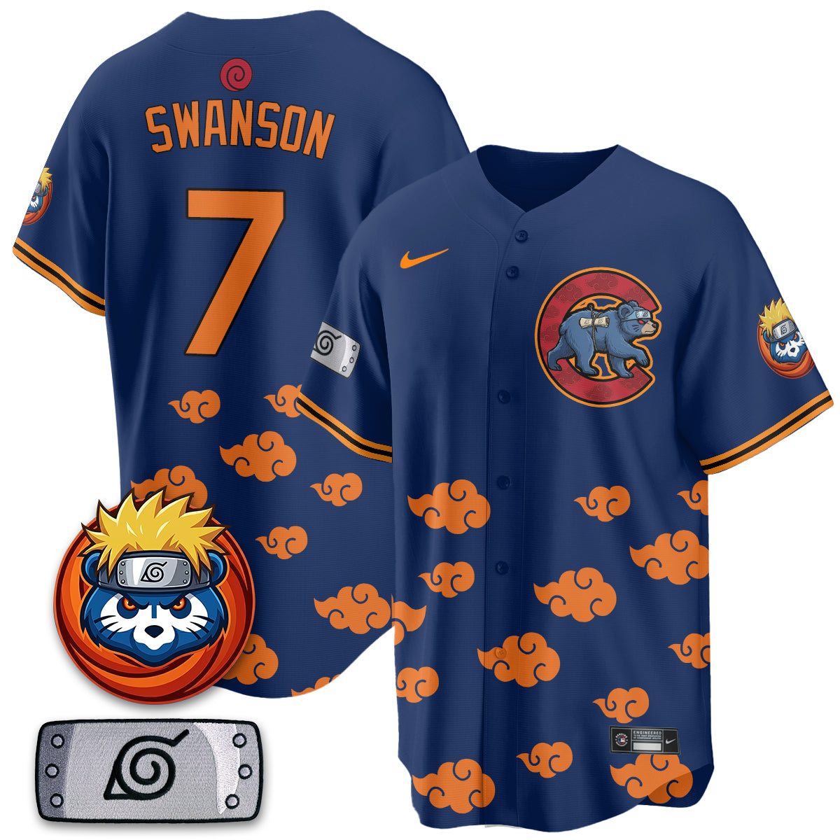 Chicago Cubs Naruto Akatsuki Vapor Limited Jersey V2- Stitched