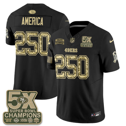 SF 2026 Salute to Service V2 Vapor Jersey - Stitched