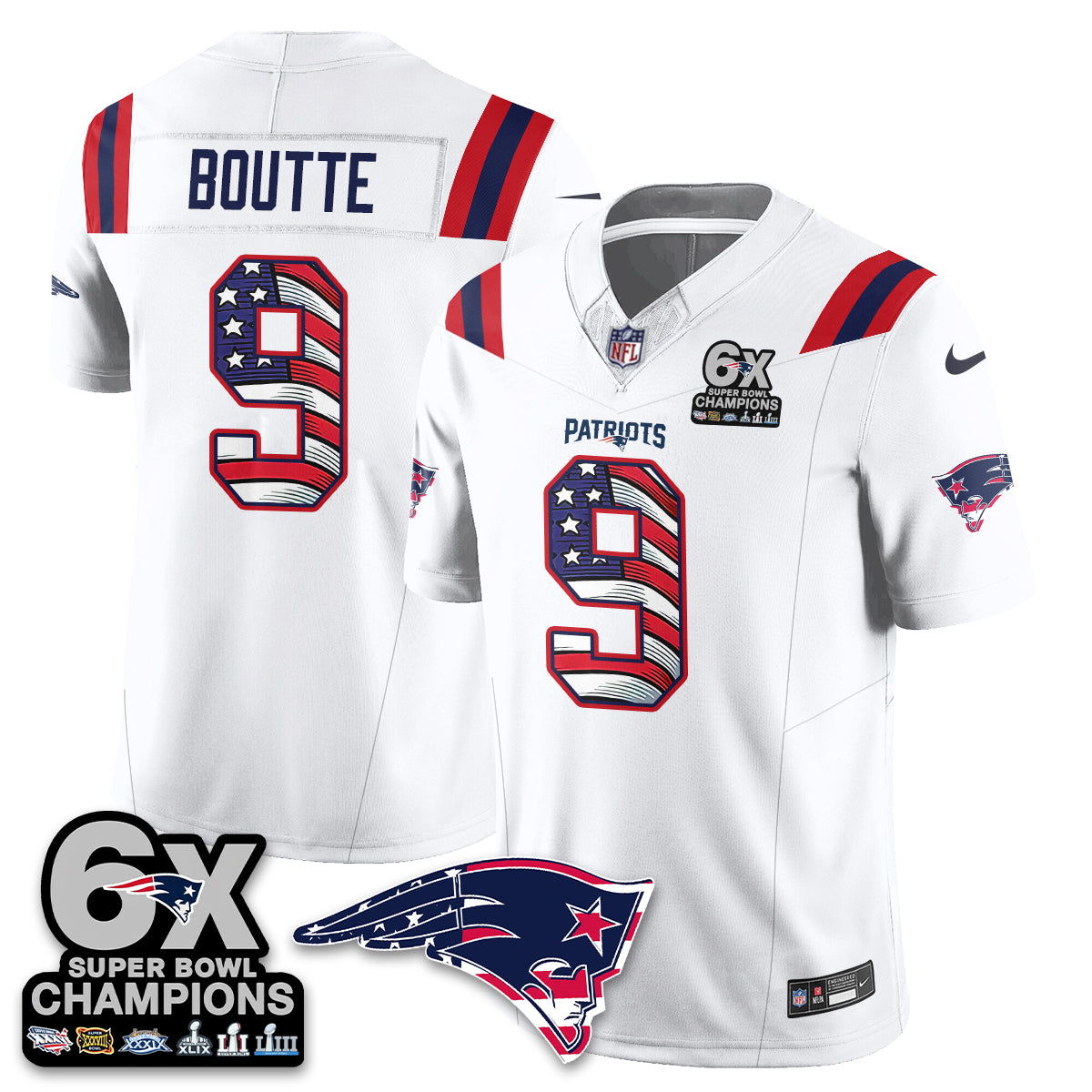 NE America Edition Vapor Jersey V2- Stitched