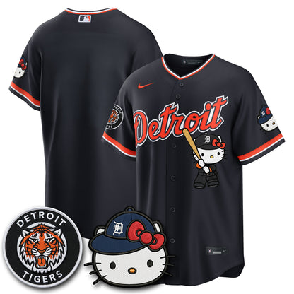 Detroit Tigers x Meow KT Edition Vapor Limited Jersey - Stitched