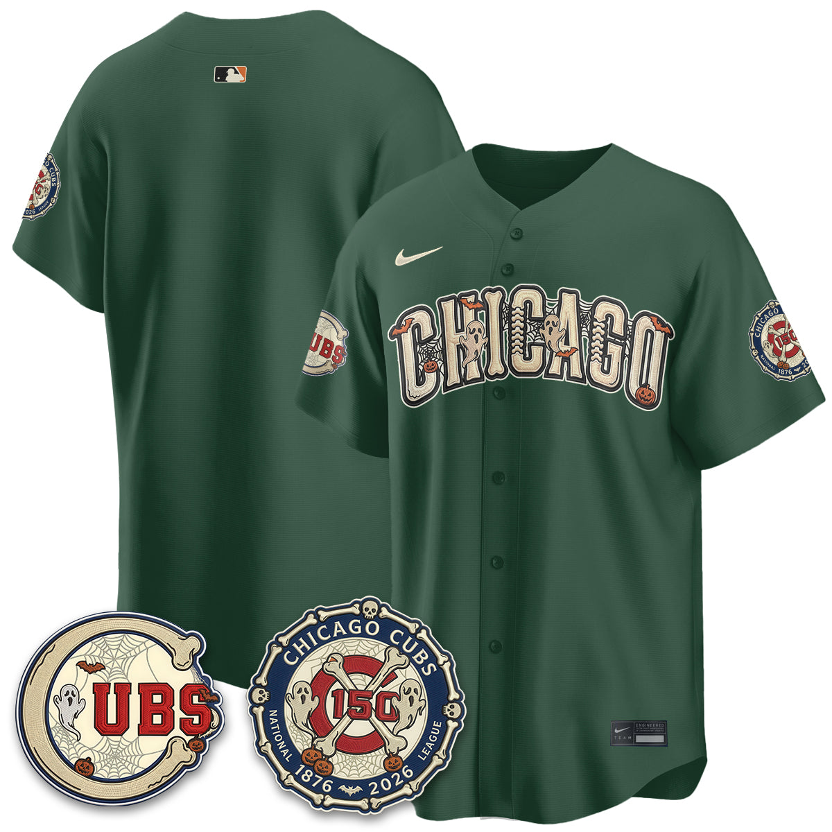 Chicago Cubs Halloween 2026 Vapor Limited Jersey - Stitched