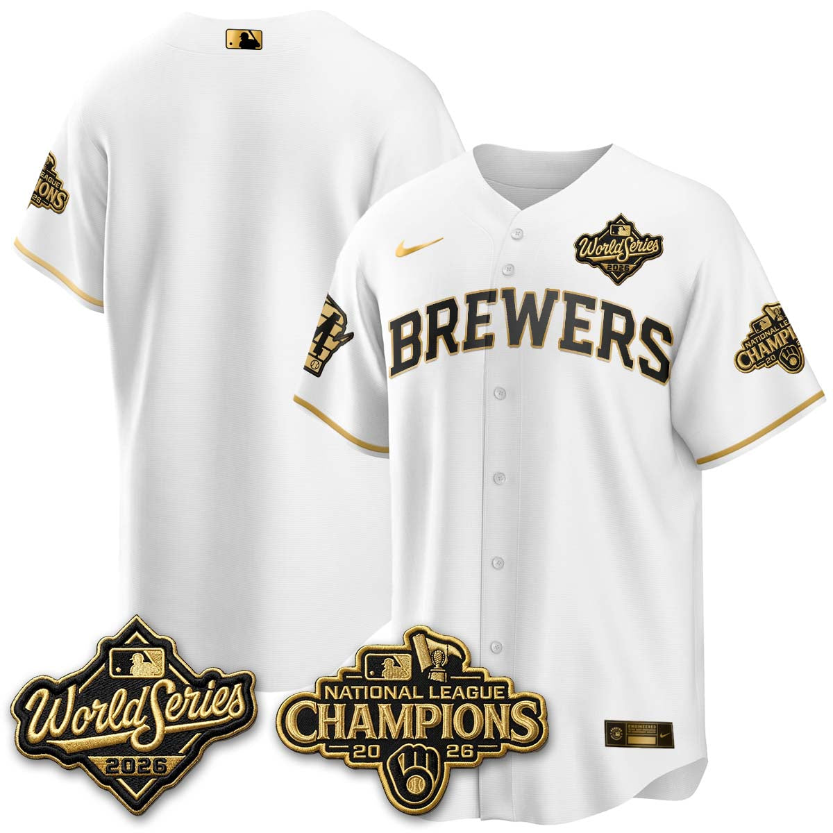 MIL 2026 NL Champions Vapor Jersey - Stitched n1