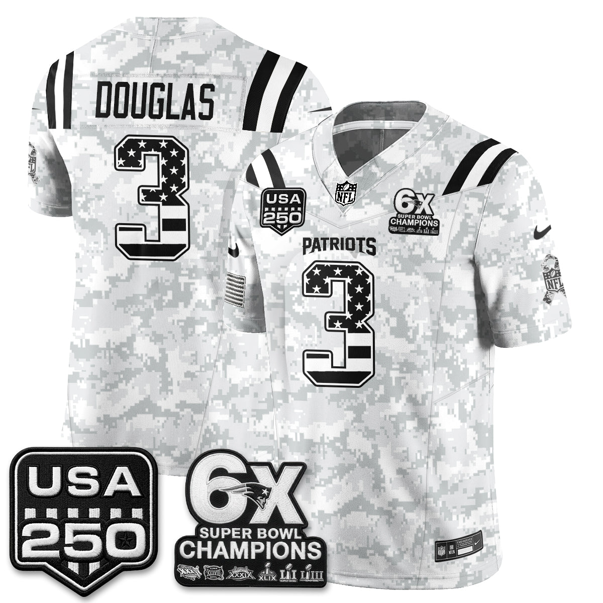 NE 2026 Salute to Service Edition Vapor Jersey - Stitched
