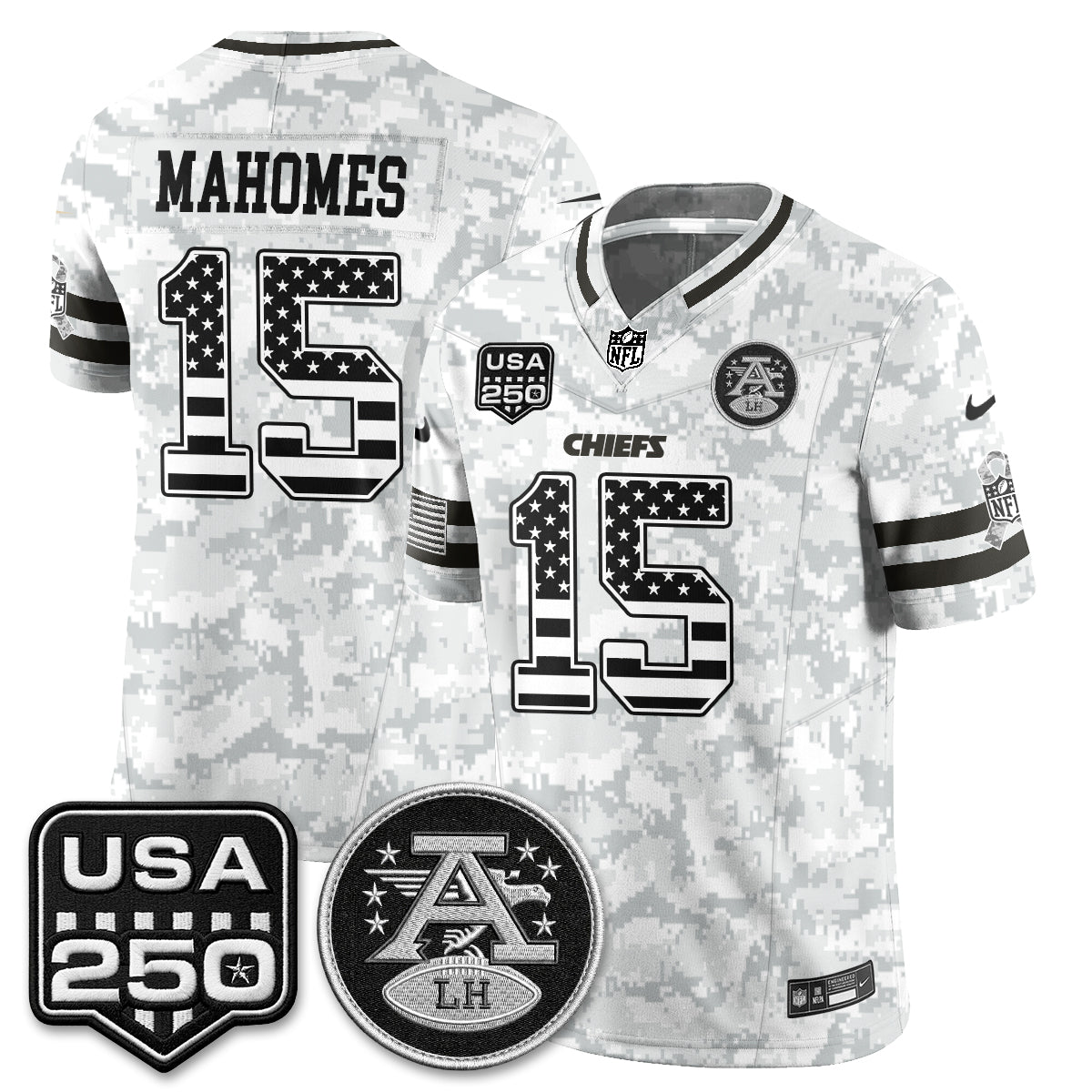 Kansas City Chiefs 2026 Salute to Service Vapor Jersey - Stitched