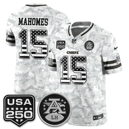 Kansas City Chiefs 2026 Salute to Service Vapor Jersey - Stitched