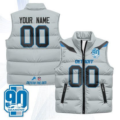 DET Xmas 2026 Rivalries Custom Puffer Vest - Printed