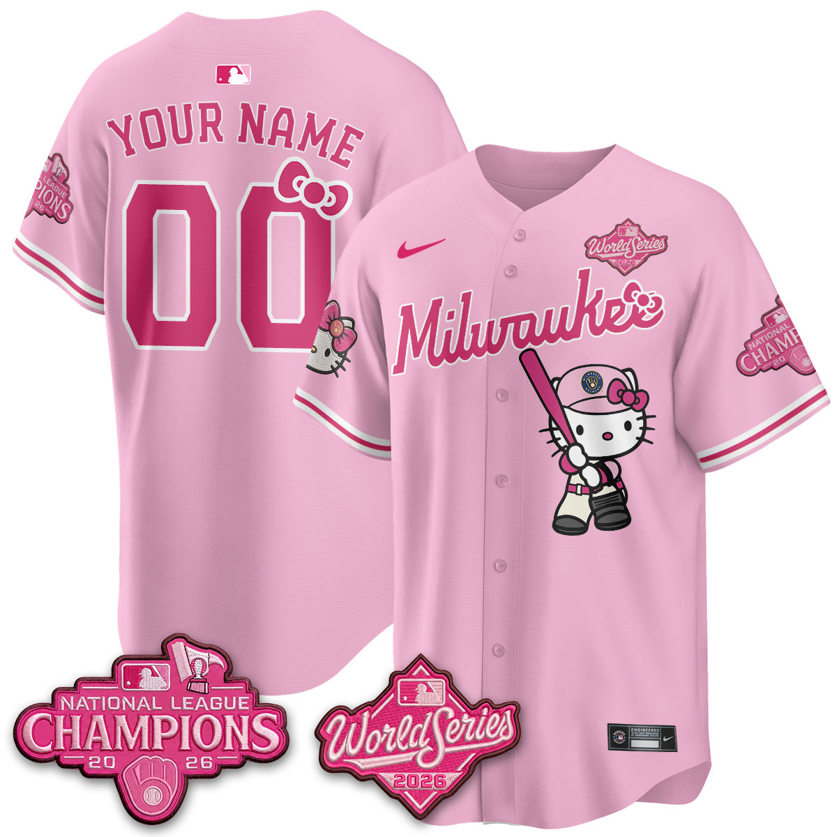 MIL 2026 NL Champions x Meow KT Custom Vapor Jersey - Stitched