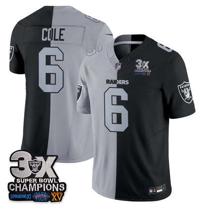 Las Vegas Raiders Split Edition Vapor Jersey - Stitched