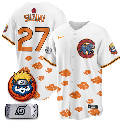 Chicago Cubs Naruto Akatsuki Vapor Limited Jersey V2- Stitched