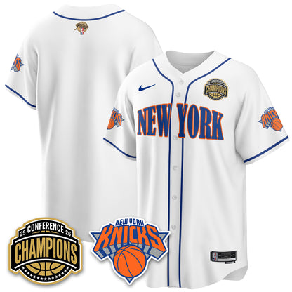 New York Knicks 2026 NBA Finals Vapor City Edition Jersey V2- Stitched