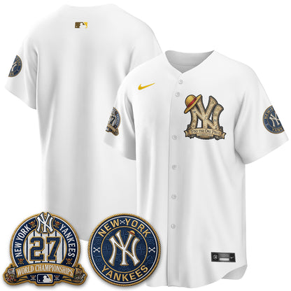 New York Yankees x OP Japanese Cartoon Limited Jersey -  Stitched