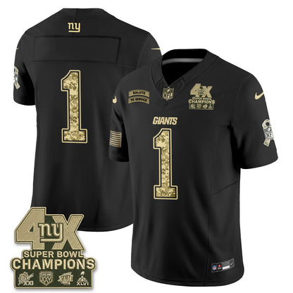 New York Giants 2026 Salute To Service V2 Vapor Jersey - Stitched