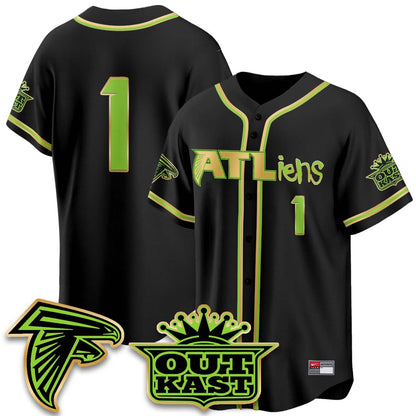 ATL 30th Anniversary ATLiens Baseball Vapor Jersey - Stitched