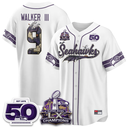 SEA 2026 Nightmare Edition Vapor Baseball Jersey - Stitched