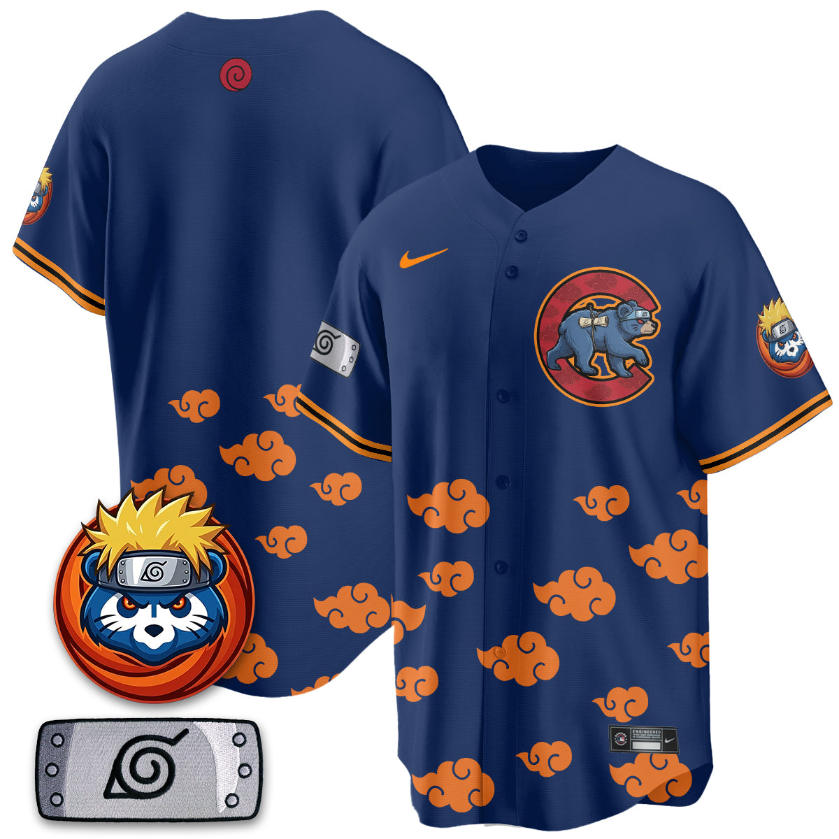 Chicago Cubs Naruto Akatsuki Vapor Limited Jersey V2- Stitched