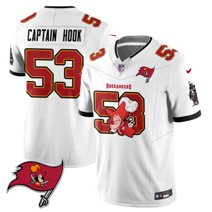 Tampa Bay Buccaneers x Red Coat Captain Edition Vapor Jersey - Stitched