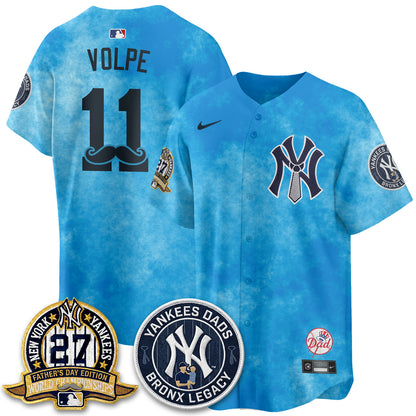 NYY Happy Father's Day 2026 Jersey - Stitched