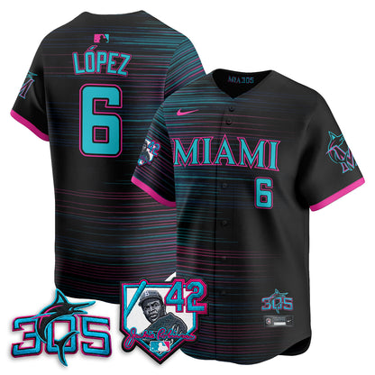 MIA 2026 Jackie Robinson New Era Vapor Limited Jersey - All Stitched