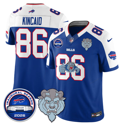 Buffalo Bills x Hairy Blue Beast Edition Vapor Jersey - Stitched