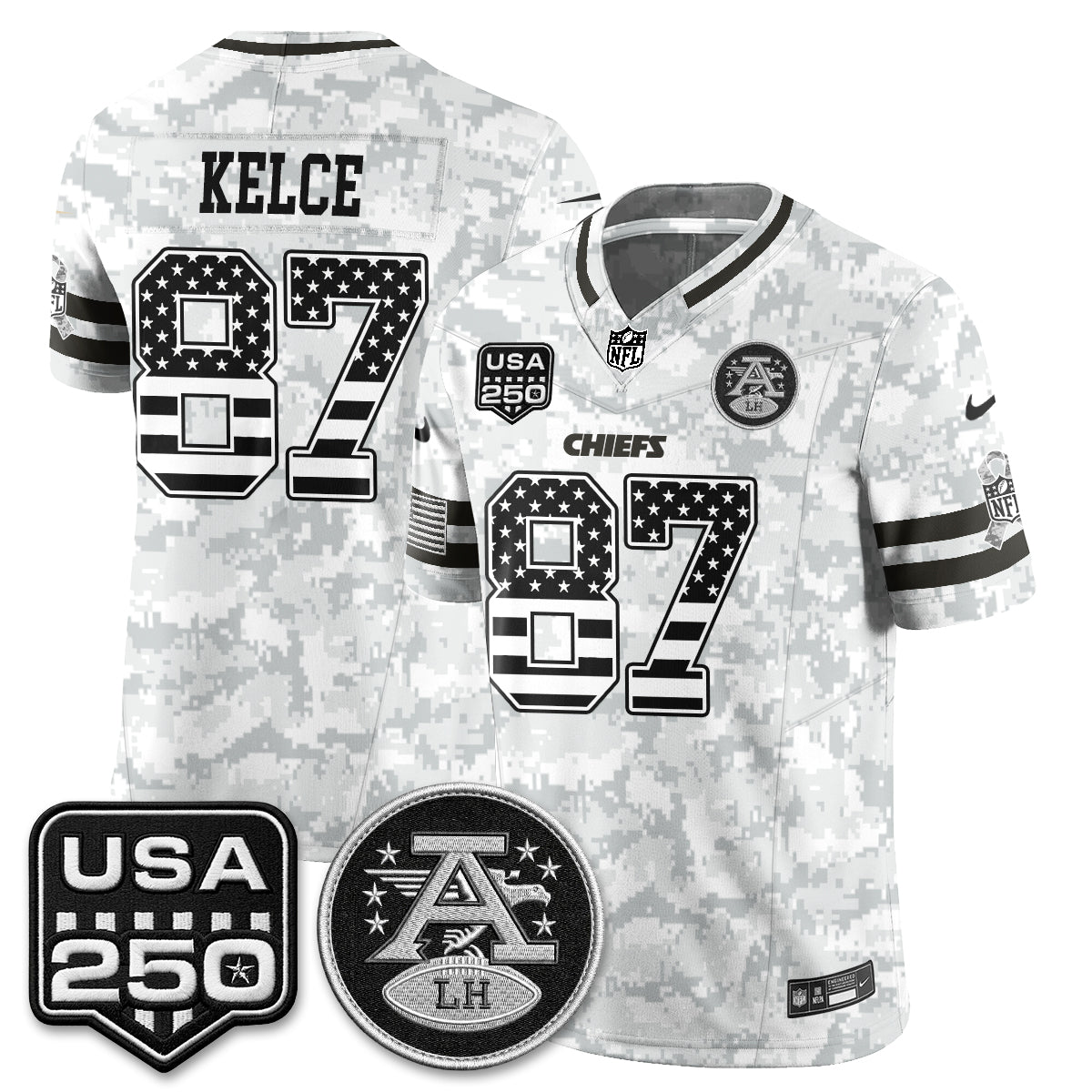Kansas City Chiefs 2026 Salute to Service Vapor Jersey - Stitched