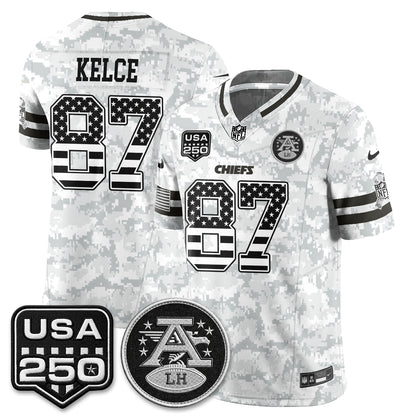 Kansas City Chiefs 2026 Salute to Service Vapor Jersey - Stitched