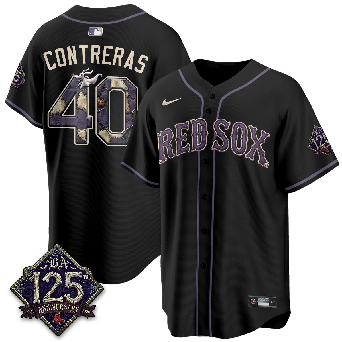 Boston Red Sox Nightmare Vapor Limited Jersey - Stitched