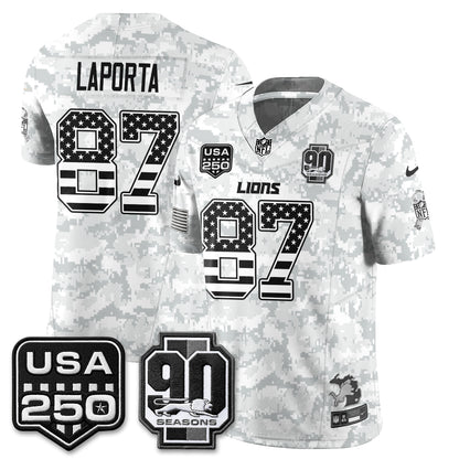 DET 2026 Salute to Service Vapor Jersey - Stitched