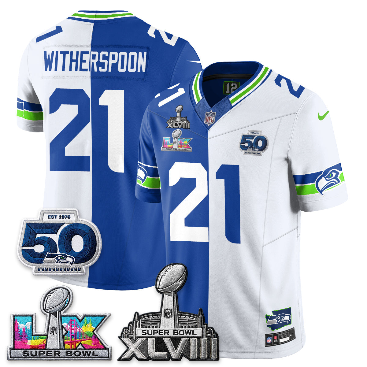 SEA SB LX Champs Split Edition Vapor Jersey - Stitch