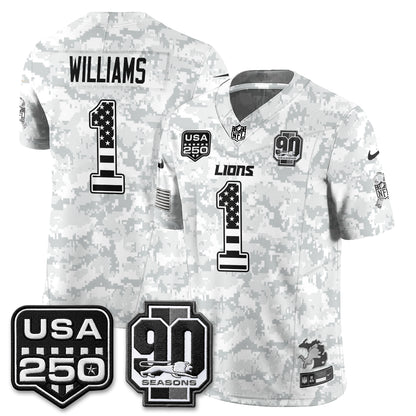 DET 2026 Salute to Service Vapor Jersey - Stitched