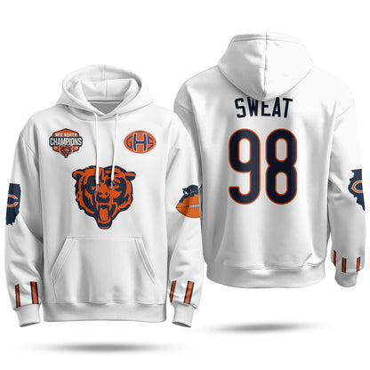 Chicago Bears 2026 Rivalries Fleece Hoodie - Printed