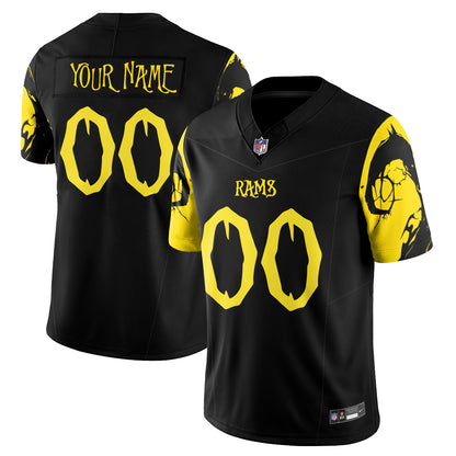 Los Angeles Rams x Nightmare Edition Custom Vapor Jersey - Stitched