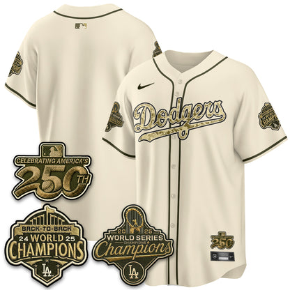 LAD Military Appreciation Game Day Jersey -All Stitched