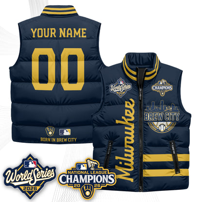 MIL 2026 NL Champions Custom Puffer Vest - Printed