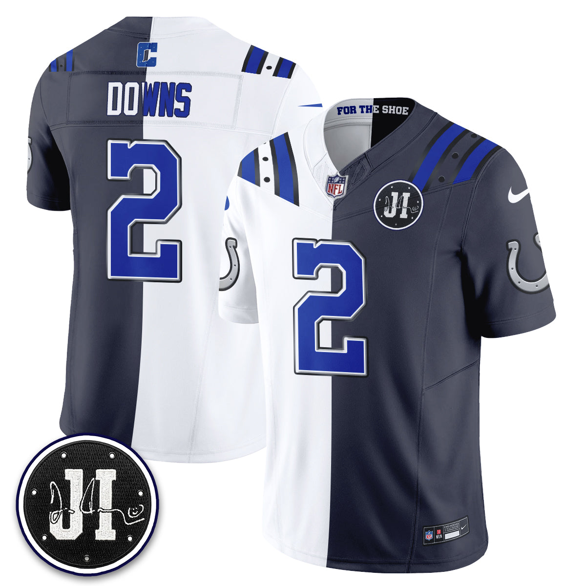 Indianapolis Colts 2026 Rivalries Split Vapor Jersey - Stitched