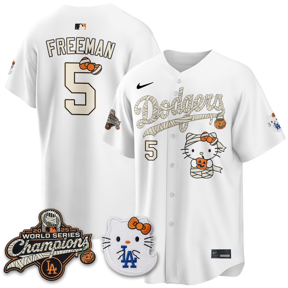 Los Angeles Dodgers Halloween 2026 Vapor Jersey V2- Stitched