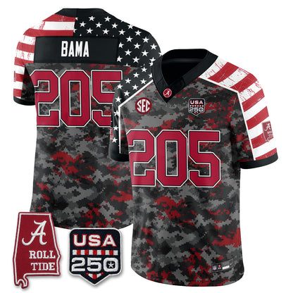 BAMA Camouflage Edition 2026 Vapor Limited Jersey - Stitched