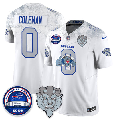 Buffalo Bills x Hairy Blue Beast Edition Vapor Jersey - Stitched