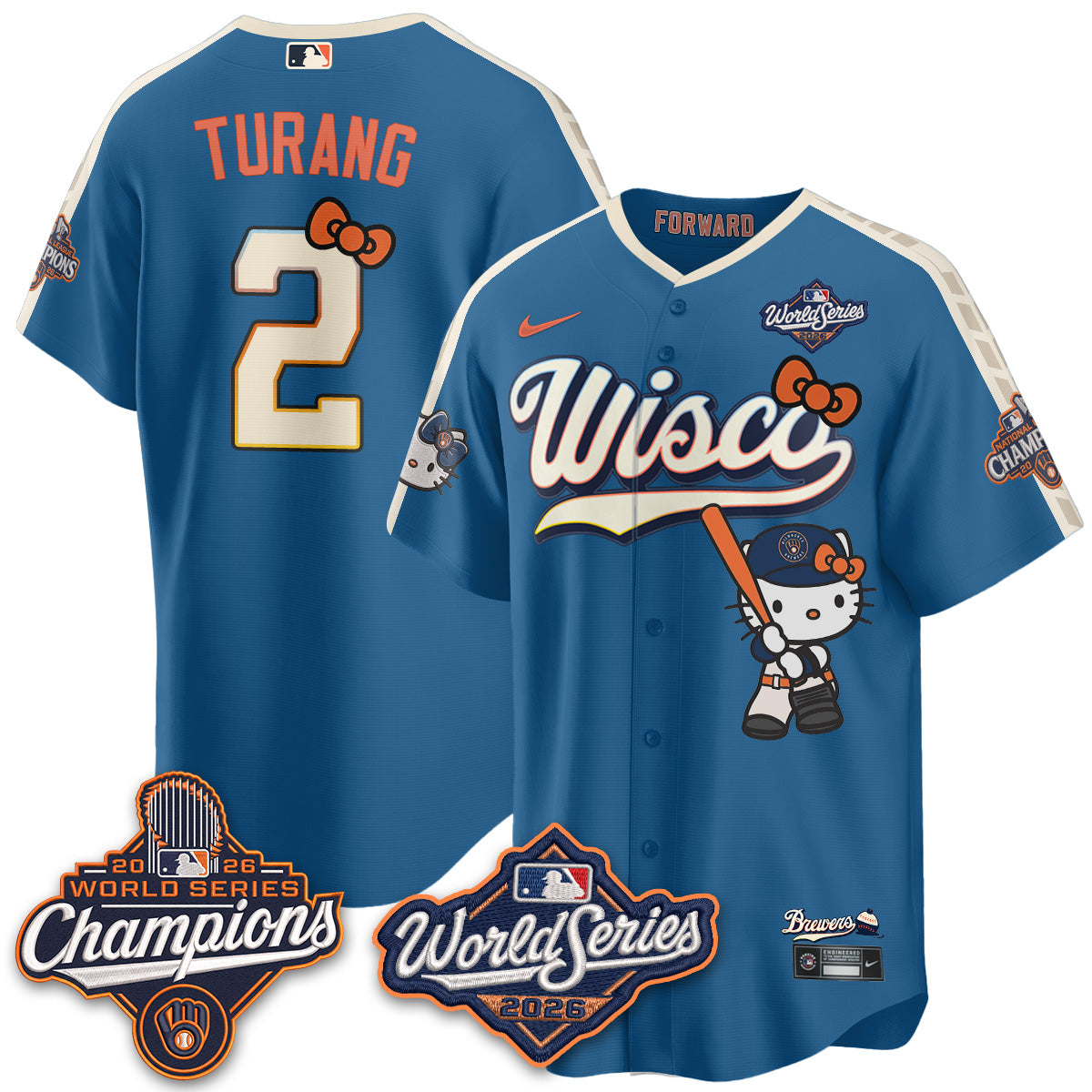 MIL 2026 WS Champions x Meow KT Vapor Jersey - Stitched