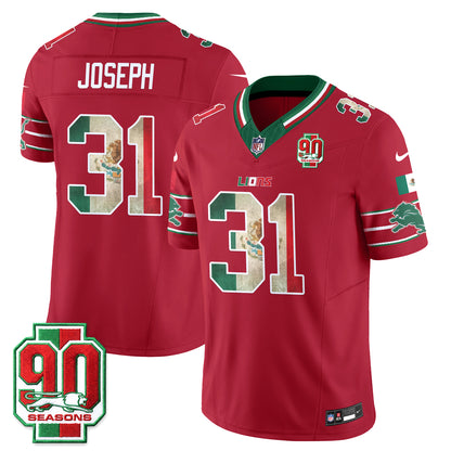 Detroit Lions Mexico Edition Vapor Jersey - Stitched