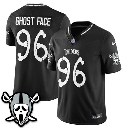 Las Vegas Raiders x Ghost Face Edition Vapor Jersey - Stitched