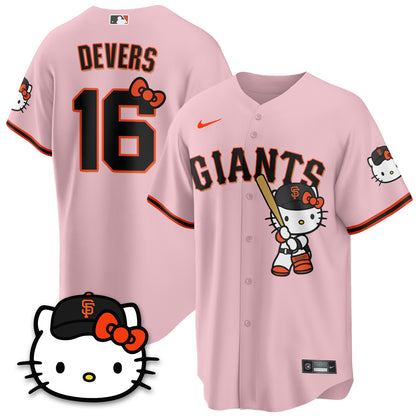 San Francisco Giants x Meow KT Vapor Jersey - Stitched