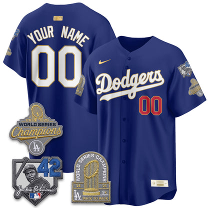 LAD 2026 Jackie Robinson New Era Vapor Custom Limited Jersey - All Stitched