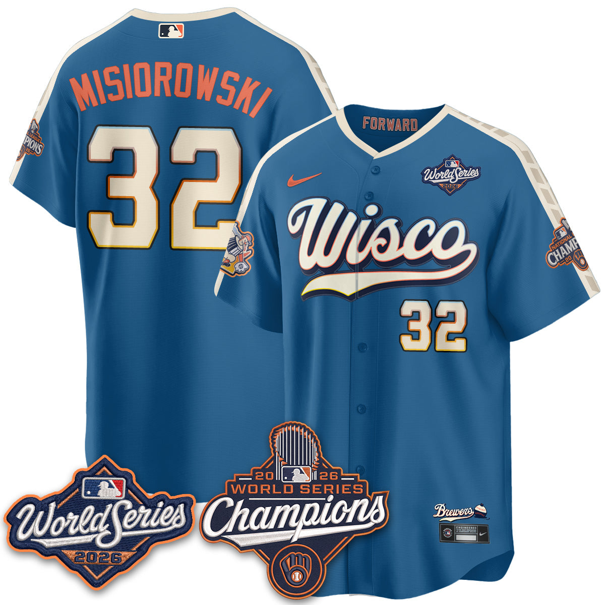 MIL 2026 WS Champions Vapor Jersey - Stitched