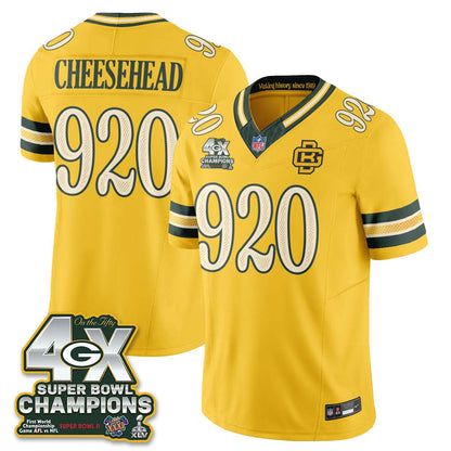 GB 2026 Rivalries 4X Champs Vapor Jersey - Stitched