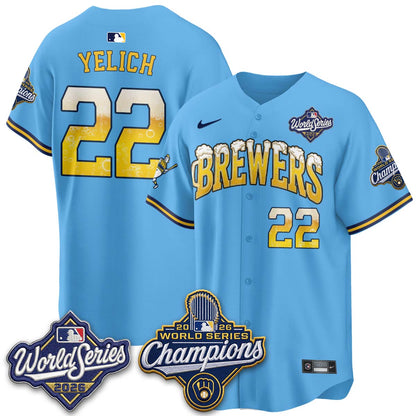 MIL "Pitcher & Pint" 2026 WS Champions Vapor Jersey - Stitched