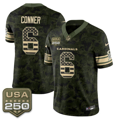 Arizona Cardinals 2026 Salute to Service Vapor Jersey - Stitched