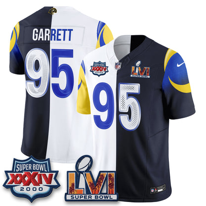 LAR Rivalries Split Vapor Jersey - Stitched