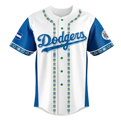 Los Angeles Dodger Salvadoran Heritage Night Exclusive Jersey - Printed