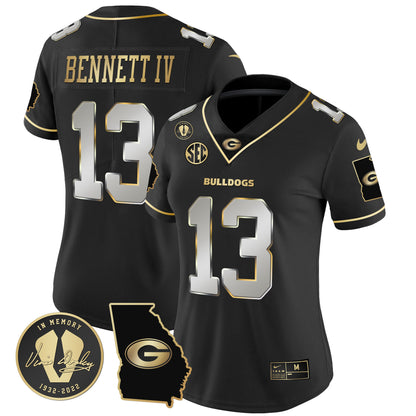 Women's Georgia Bulldogs 2023 Vapor Jersey V3 - Georgia Map - All Stitched